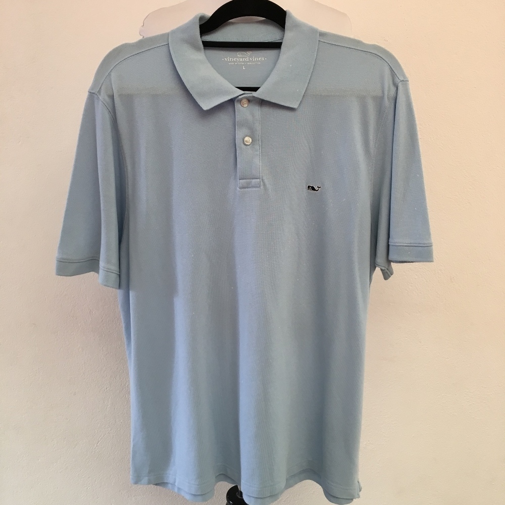 Vineyard Vines Mens Polo Short Sleeve Shirt Size L